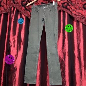 olive arizona skinny jeans